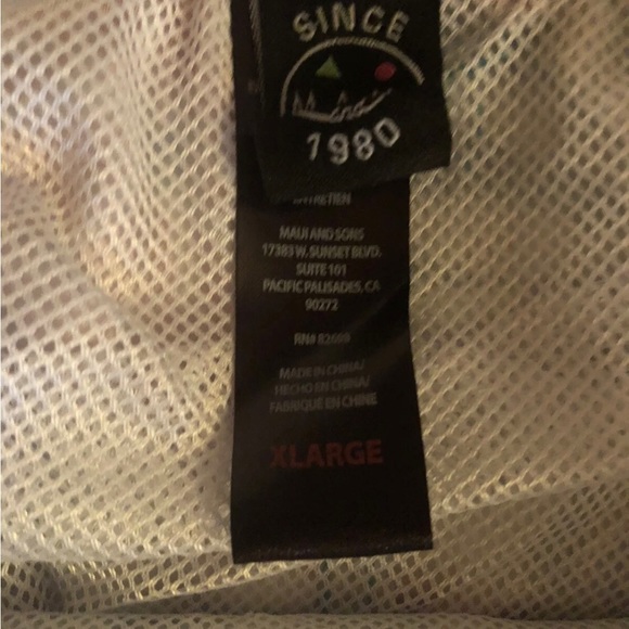 MAUI and SONS Mens Swim Shorts Size XL With Attached Shorts Lining Pull On New - Picture 8 of 10